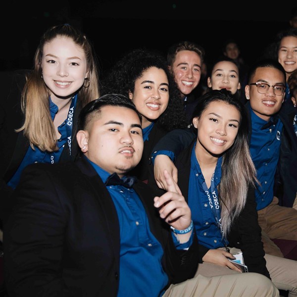 Group of Students at a Leadership Conference